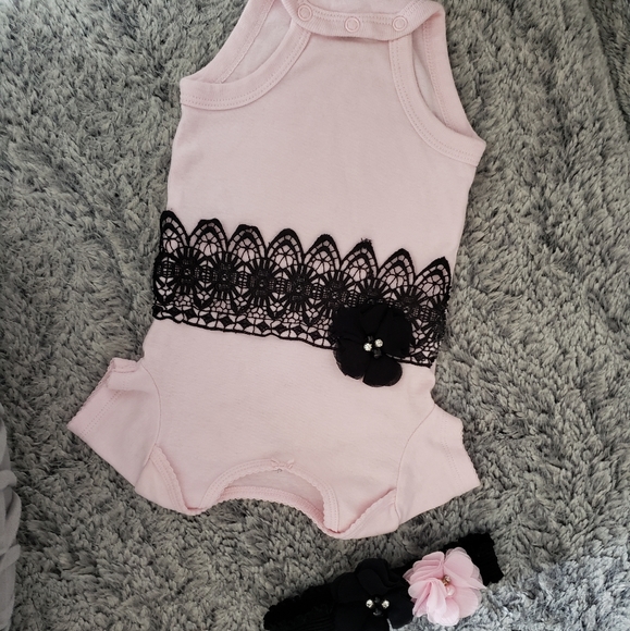 0-3M lace oneise - Picture 5 of 7